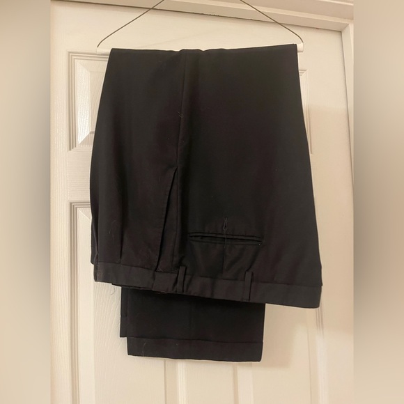 Men's Black Dress Pants 44 x 30 Haggar - Picture 3 of 5